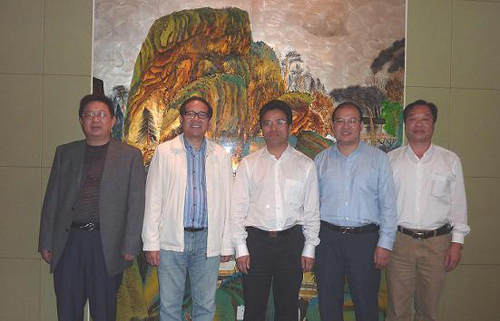 象山县委领导会见墨西哥中华企业家协会主席包荣林先生