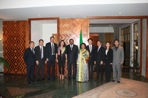 温州市侨联领导率团考察访问非洲加蓬等国获圆满成功