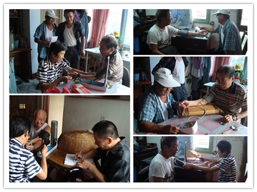 宁波市芦南社区侨台留小组志愿者走访结对老人