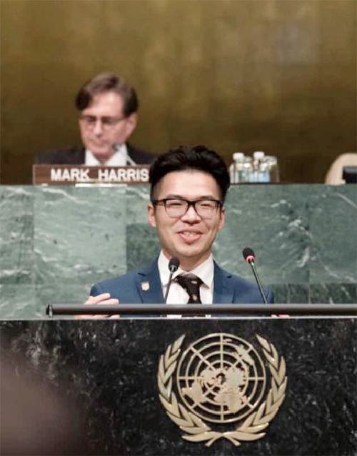 许潇峰：登上联合国讲坛的台州小伙