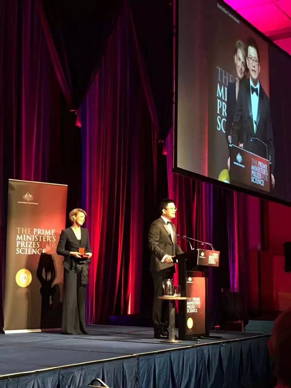 杨剑：澳大利亚科学界最高荣誉——澳大利亚总理科学奖获得者、昆士兰大学教授