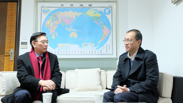 国际货币基金组织秘书长林建海到访省侨联