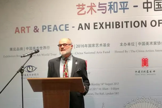 “艺术与和平——中国当代美术作品展” 在伦敦摩尔艺术馆开幕