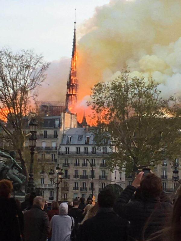 八百多岁的巴黎圣母院烈火焚身     这一夜，“她”的乐清邻居泪流满面