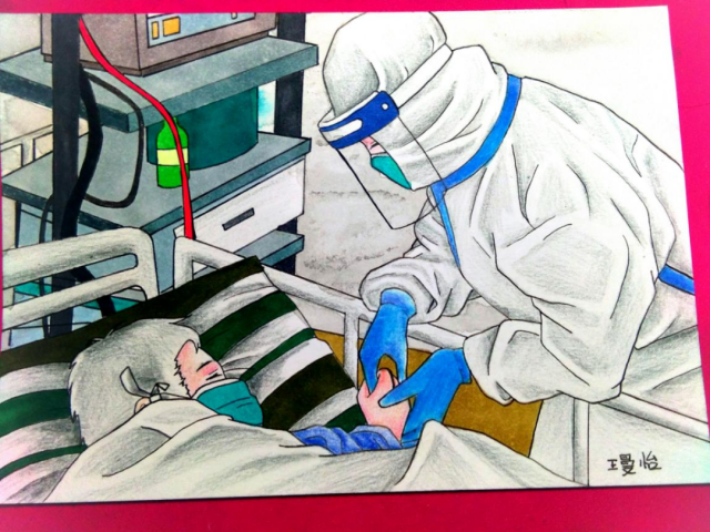 守望相助，侨浙有爱(15) --“抗击疫情，温暖同行”旅西华裔少年儿童绘画比赛作品展