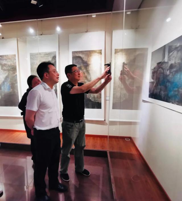 诗画江山”张华锋艺术作品展在中国印学博物馆火热展览中