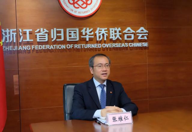 会领导参加中国侨联2022亲情中华为你讲故事网上营开营仪式并作工作