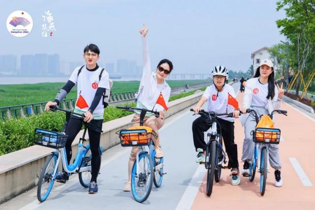 温州市留学青年开展科技岛单车骑行活动庆祝五四青年节