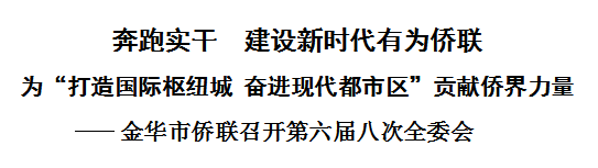 金华市侨联召开第六届八次全委会议